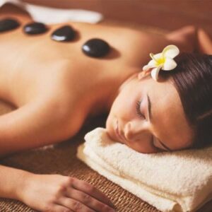 Masaje piedras calientes 60 min